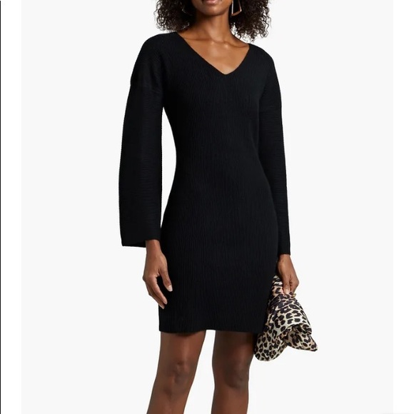 NAADAM Dresses & Skirts - NAADAM
Twist-back ribbed wool and cashmere-blend mini dress, Size Small, Merlot